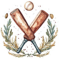 Cricket Game Fabric Panel 14