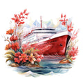 Cruise Ships Fabric Panel 16