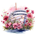 Cruise Ships Fabric Panel 18