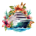 Cruise Ships Fabric Panel 9