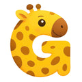 Cute Animal Alphabet Fabric Panel 6