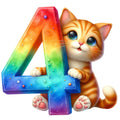 Cute Cats Number 4 Fabric Panel