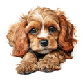 Cute Cavapoos Fabric Panel 33