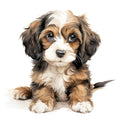 Cute Cavapoos Fabric Panel 37