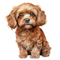 Cute Cavapoos Fabric Panel 38