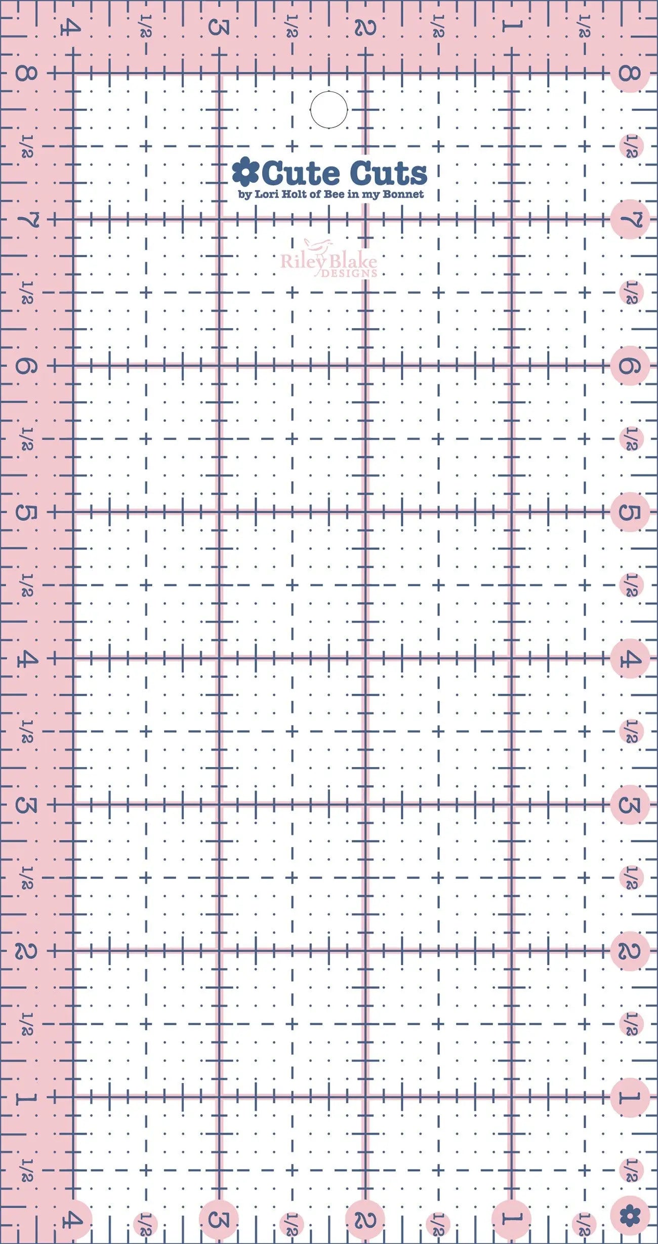 Cute Cut Ruler Rectangle 4-1/2in x 8-1/2in