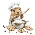 Cute Guinea Pigs Fabric Panel 14