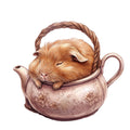 Cute Guinea Pigs Fabric Panel 24