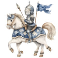 Cute Knight Fabric Panel 10