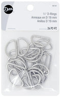 D Rings 3/4in Nickel
