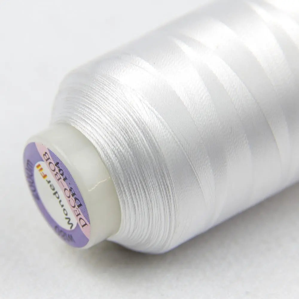 DB104 - DecoBob™ Cottonized Polyester White Thread
