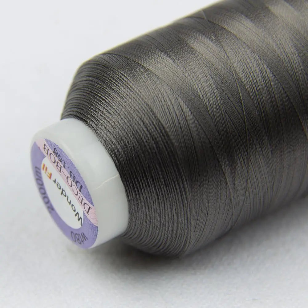 DB168 - DecoBob™ Cottonized Polyester Charcoal Thread