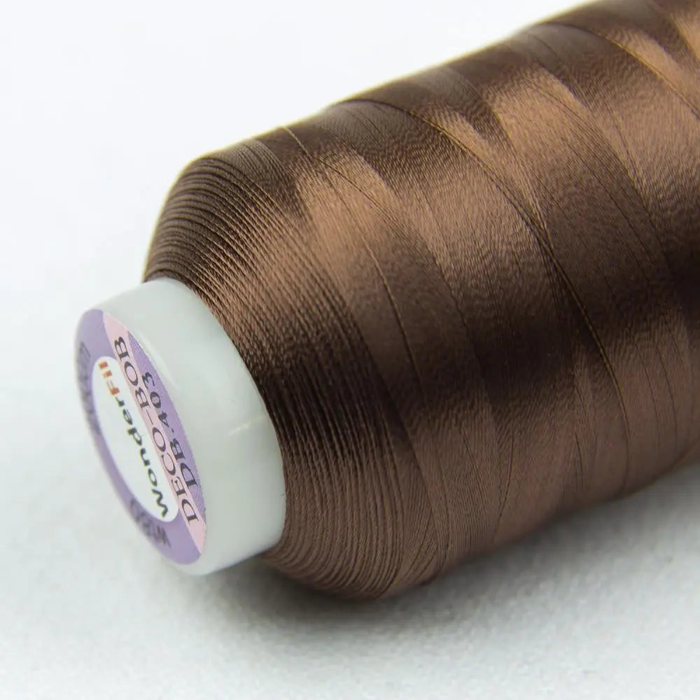 DB403 - DecoBob™ Cottonized Polyester Brown Thread