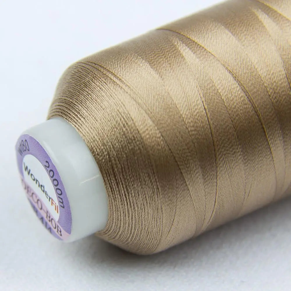 DB414 - DecoBob™ Cottonized Polyester Soft Tan Thread