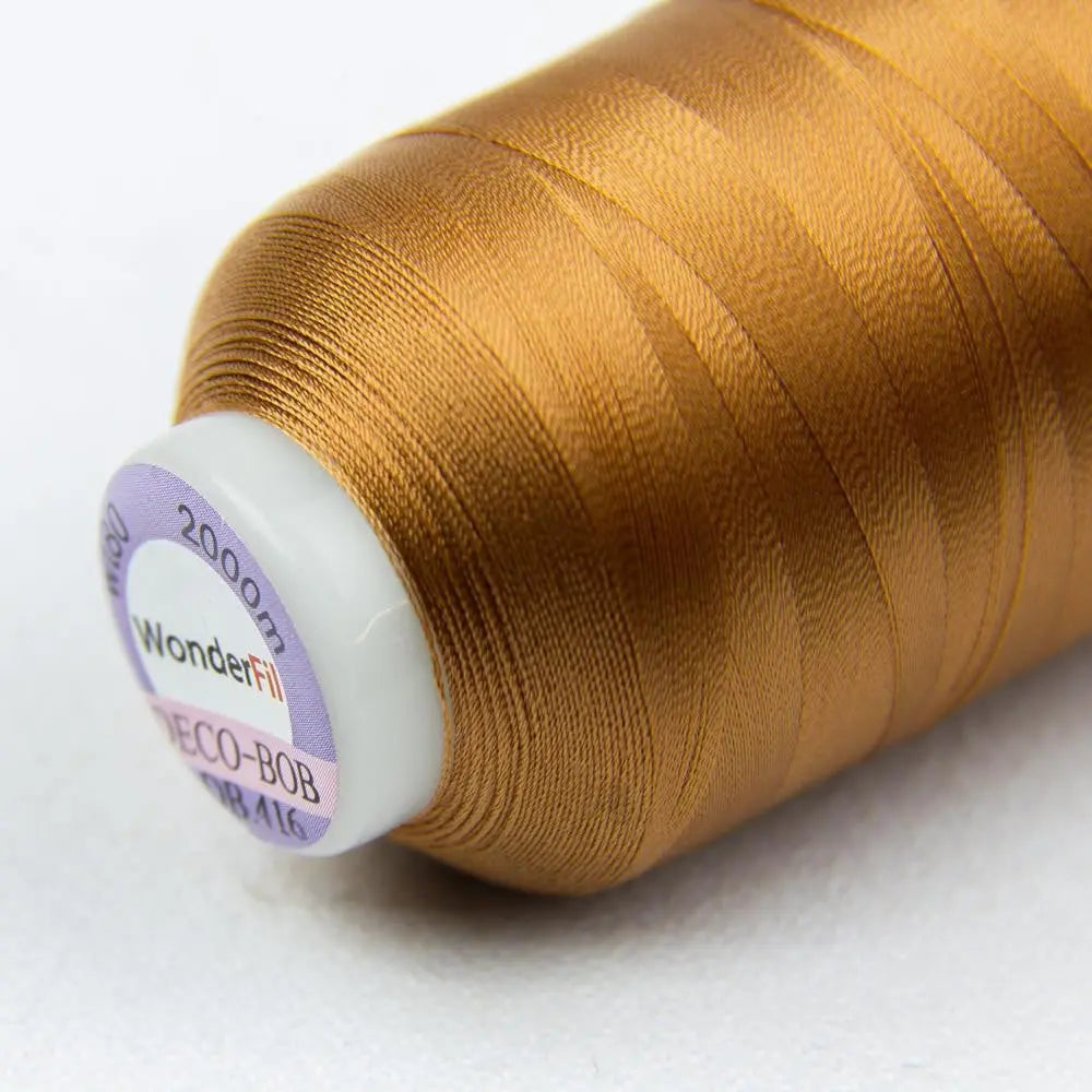 DB416 - DecoBob™ Cottonized Polyester Dark Copper Thread