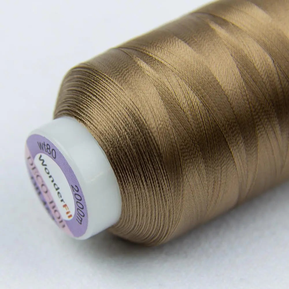 DB463 - DecoBob™ Cottonized Polyester Dark Tan Thread