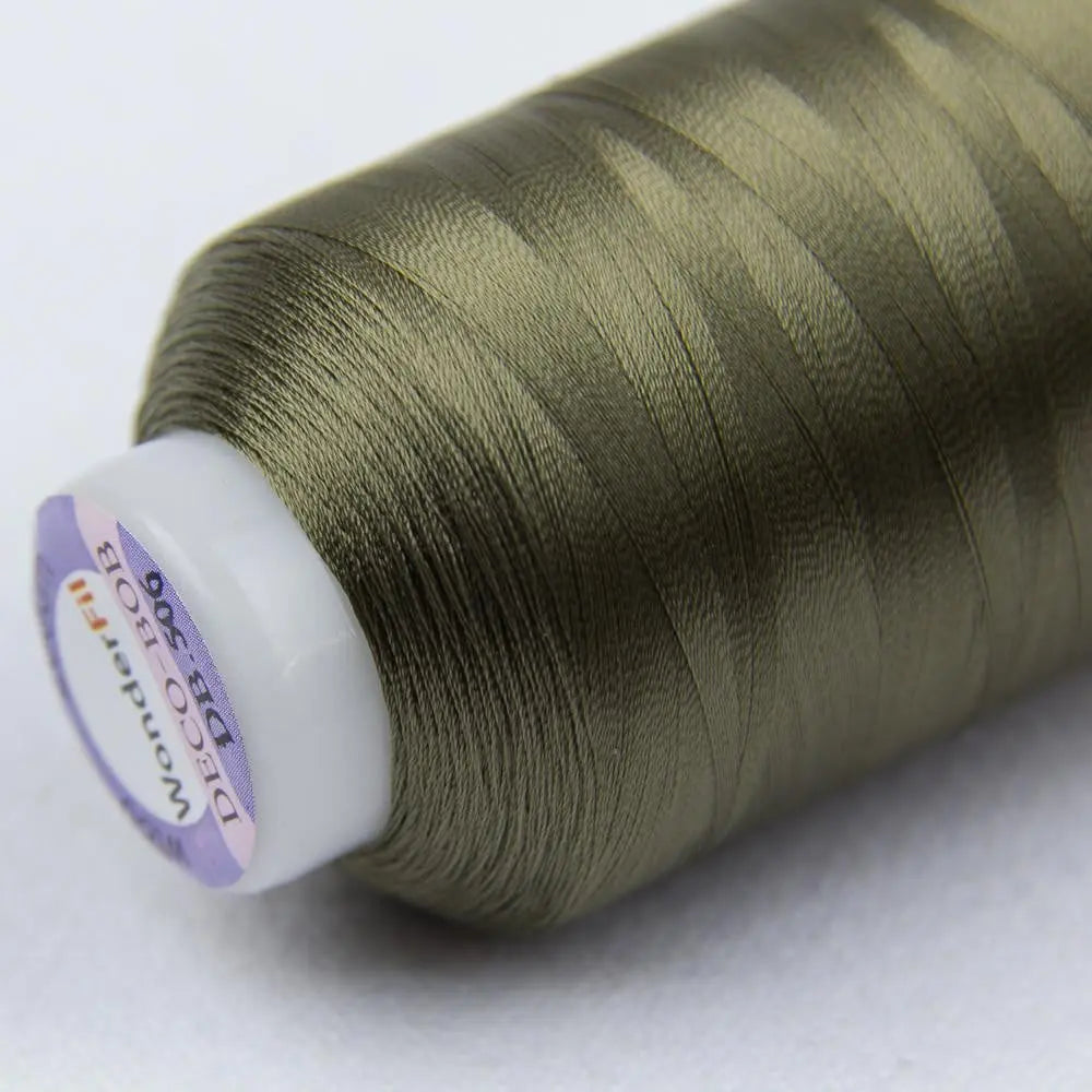 DB506 - DecoBob™ Cottonized Polyester Moss Green Thread