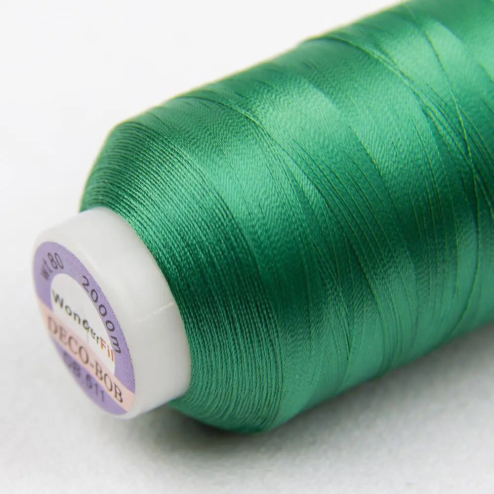 DB511 - DecoBob™ Cottonized Polyester Emerald Green Thread