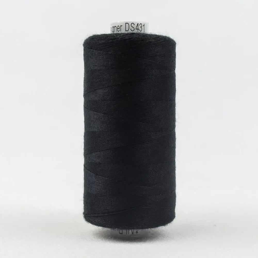 DS431 - Designer™ All purpose 40wt Polyester Black Thread