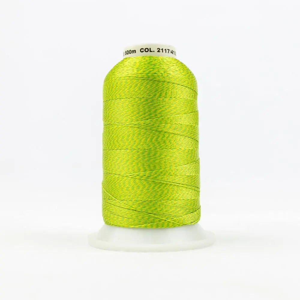 DT77 - D-Twist™ 20wt  Rayon Gold Green Thread