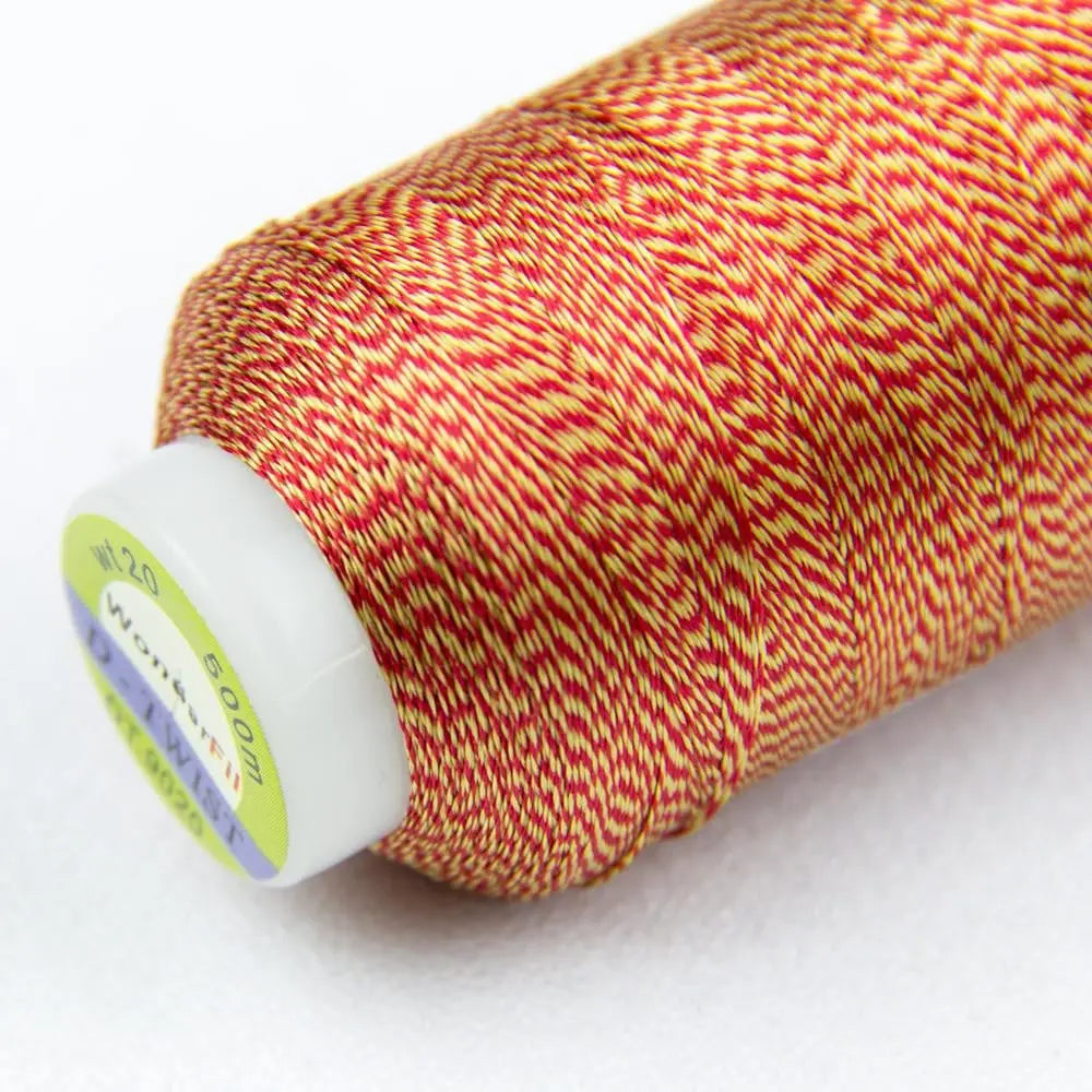 DT79 - D-Twist™ 20wt  Rayon Red Gold Thread