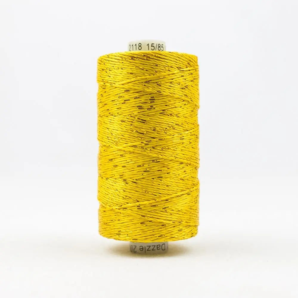 DZ2118 - Dazzle™ Rayon and Metallic Sunny Yellow Thread