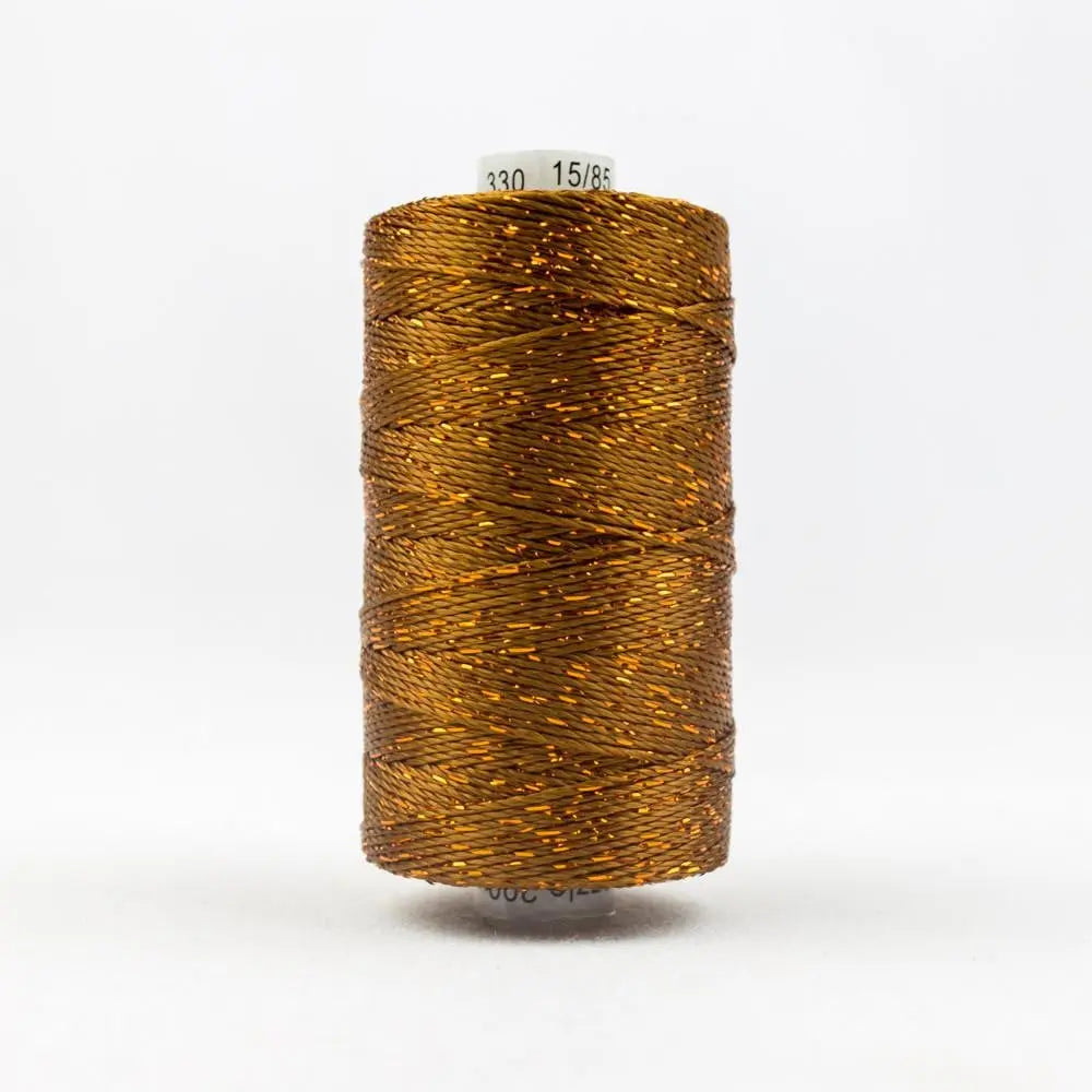 DZ330 - Dazzle™ Rayon and Metallic Acorn Brown Thread