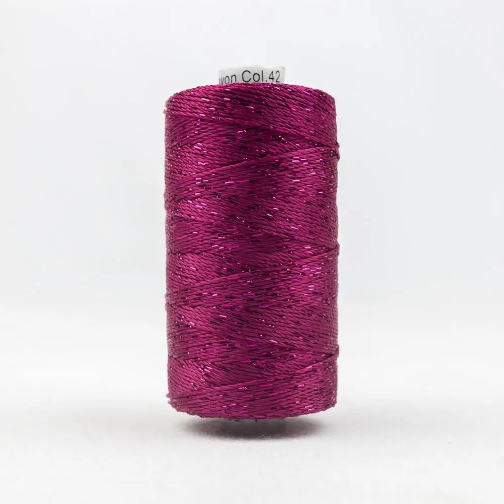 DZ42 - Dazzle™ Rayon and Metallic Raspberry Thread