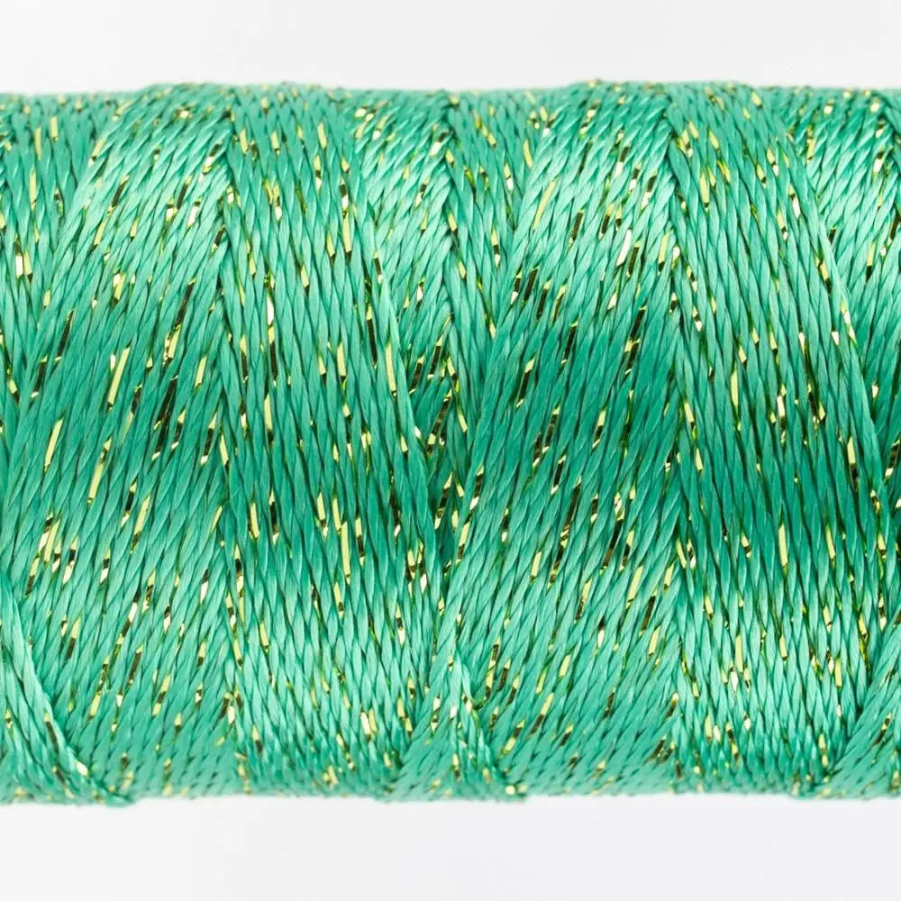 DZ68 - Dazzle™ Rayon and Metallic Foam Green Thread