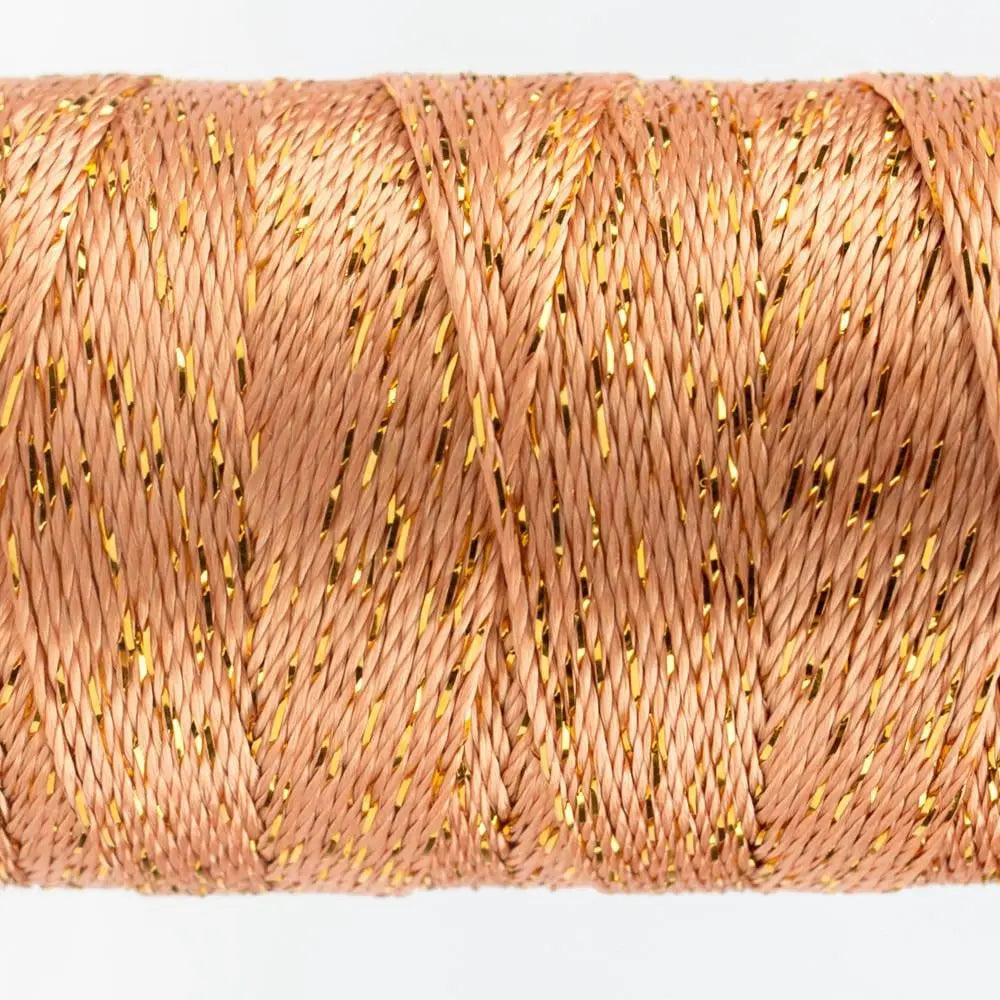 DZ984 - Dazzle™ Rayon and Metallic Dark Peach Thread