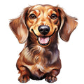 Dachshund Dog Fabric Panel