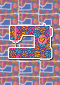 Daisy Sewing Machine Stickers