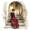 Dark Academia Fabric Panel 14