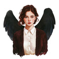 Dark Romance Fabric Panel 24