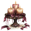 Dark Romance Fabric Panel 29