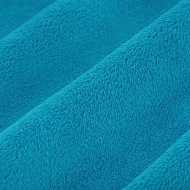 Dark Turquoise Solid Cuddle 3 58/60" Fabric per yard