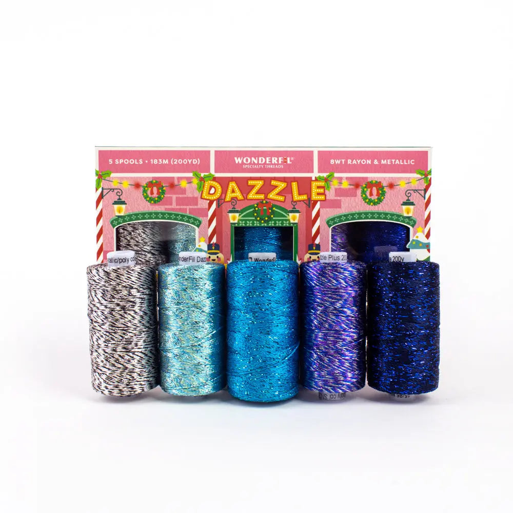 Dazzle™️ 8wt Rayon & Metallic Holiday Pack
