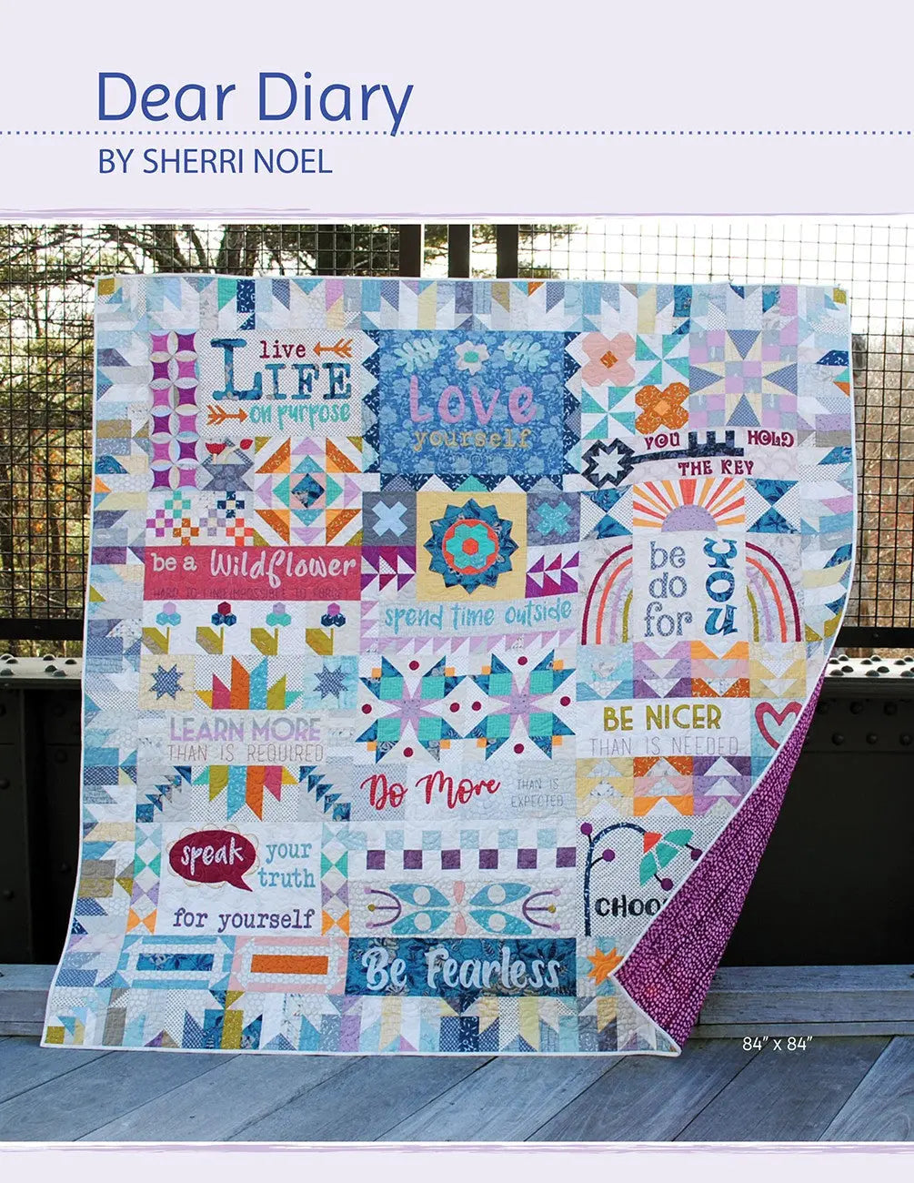 Dear Diary Block Of The Month Quilt Pattern