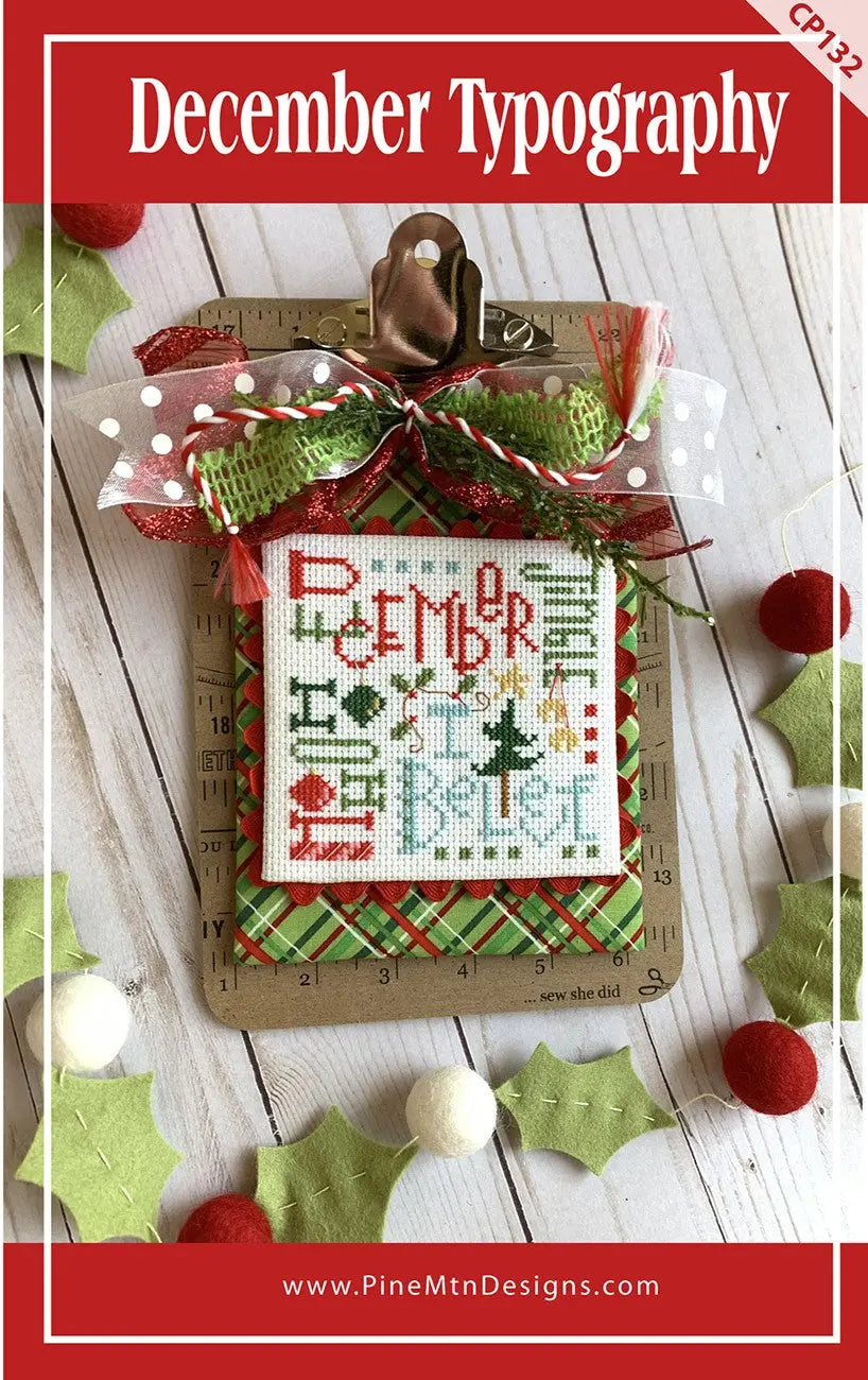 December Typography