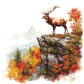 Deer in Nature Fabric Panel 15