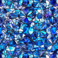 Denim Mosaic Blender Lumenique 44"/45" Cotton Fabric Per Yard