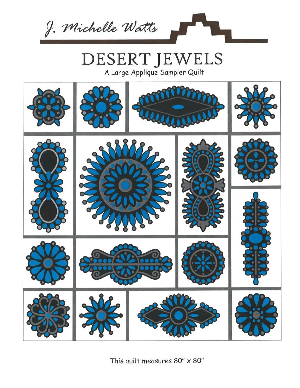 Desert Jewels Large Sampler Quilt