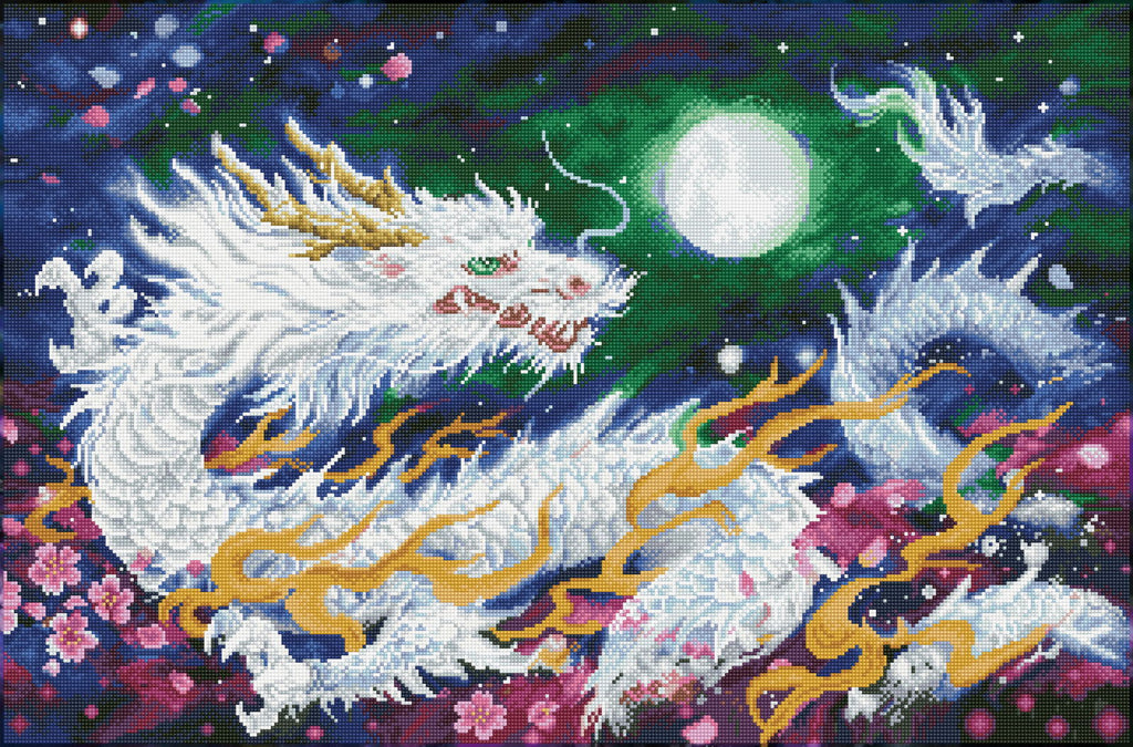 Diamond Dotz Dragon Flame - 35.8" x 23.6"