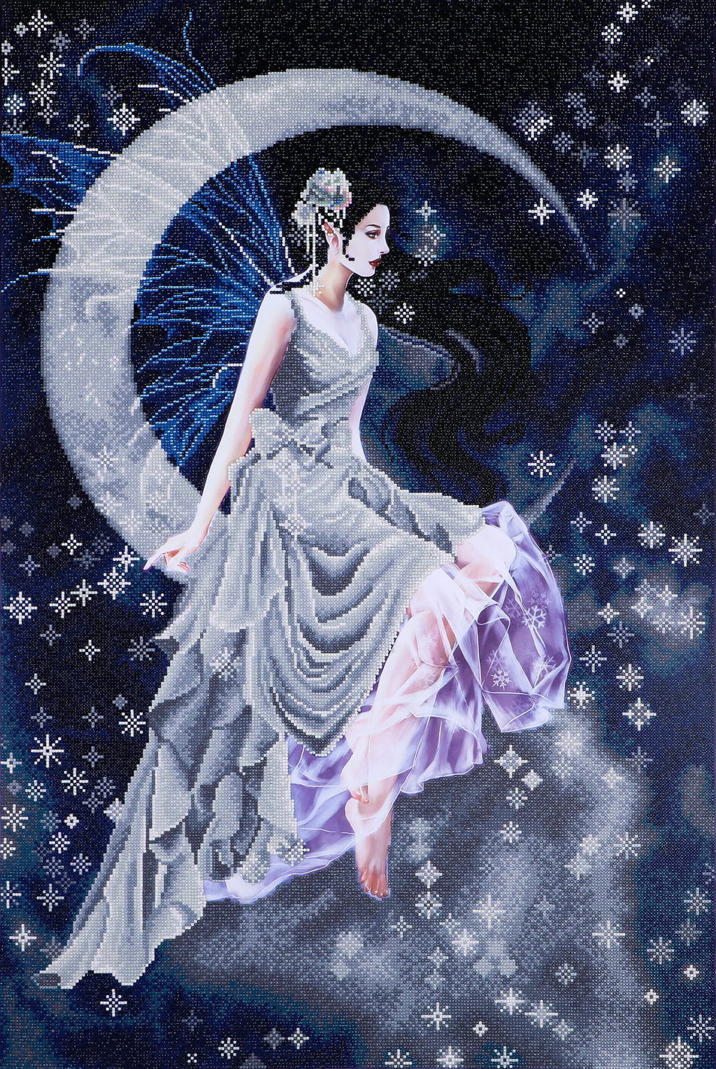 Diamond Dotz Frost Moon - 26.4" x 39.4"