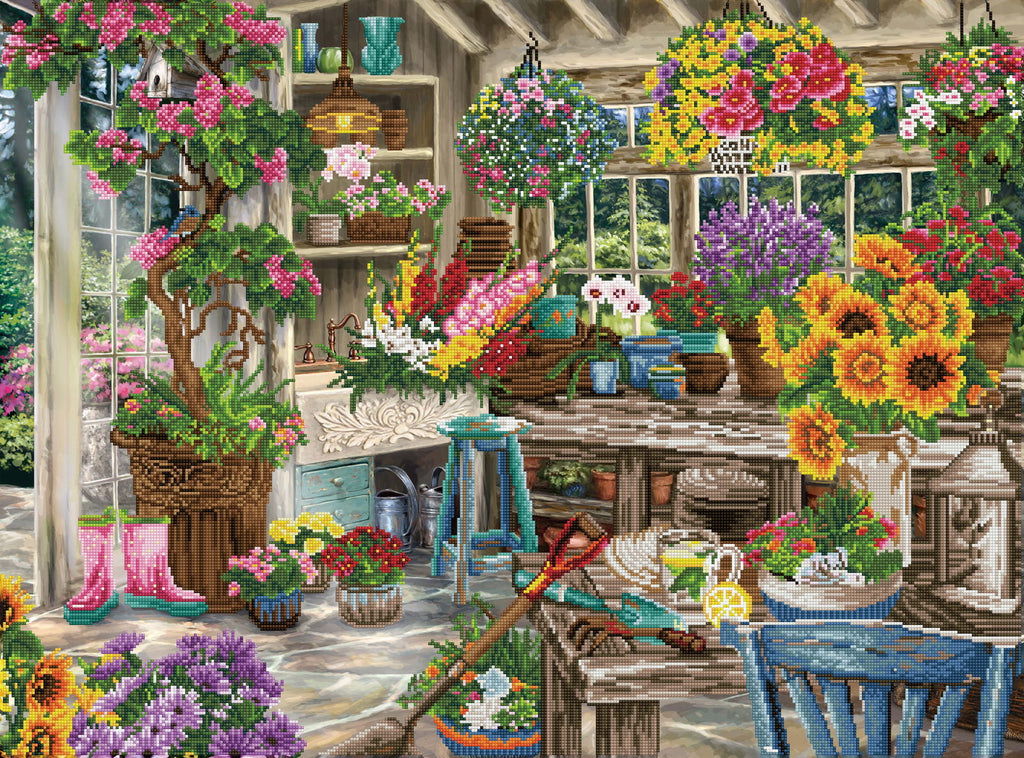 Diamond Dotz Gardener's Paradise - 39.4" x 29.1"