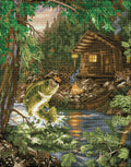 Diamond Dotz Gone Fishing - 22.0" x 28.0"