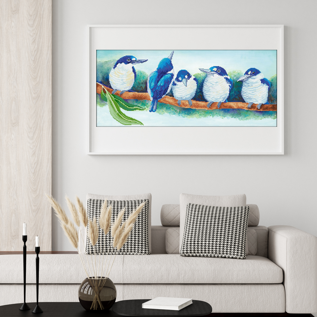 Diamond Dotz Kingfisher Politics - 34.3" x 14.6"