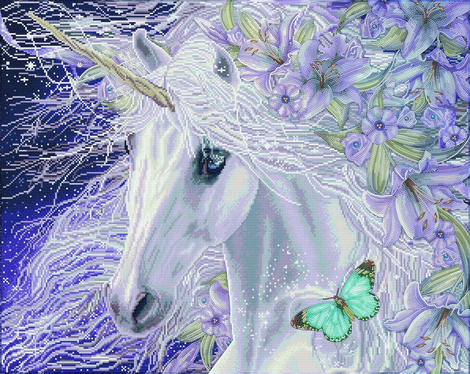 Diamond Dotz Lillicorn - 33.1" x 26.4"