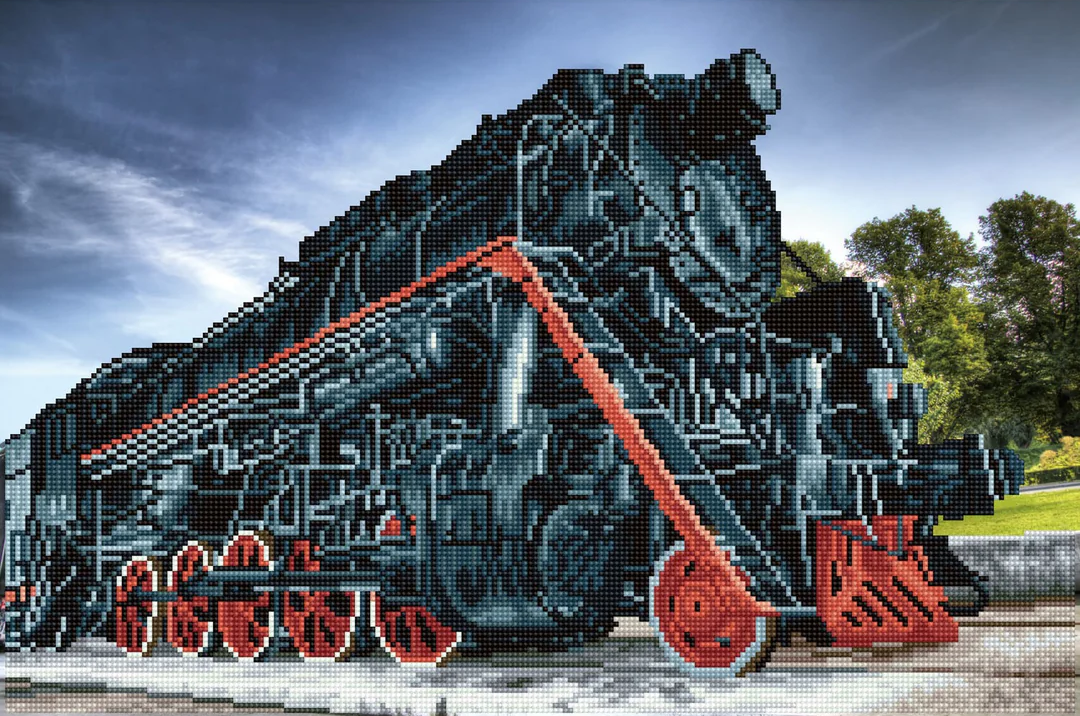 Diamond Dotz Magnificent Engine - 23.6" x 15.8"