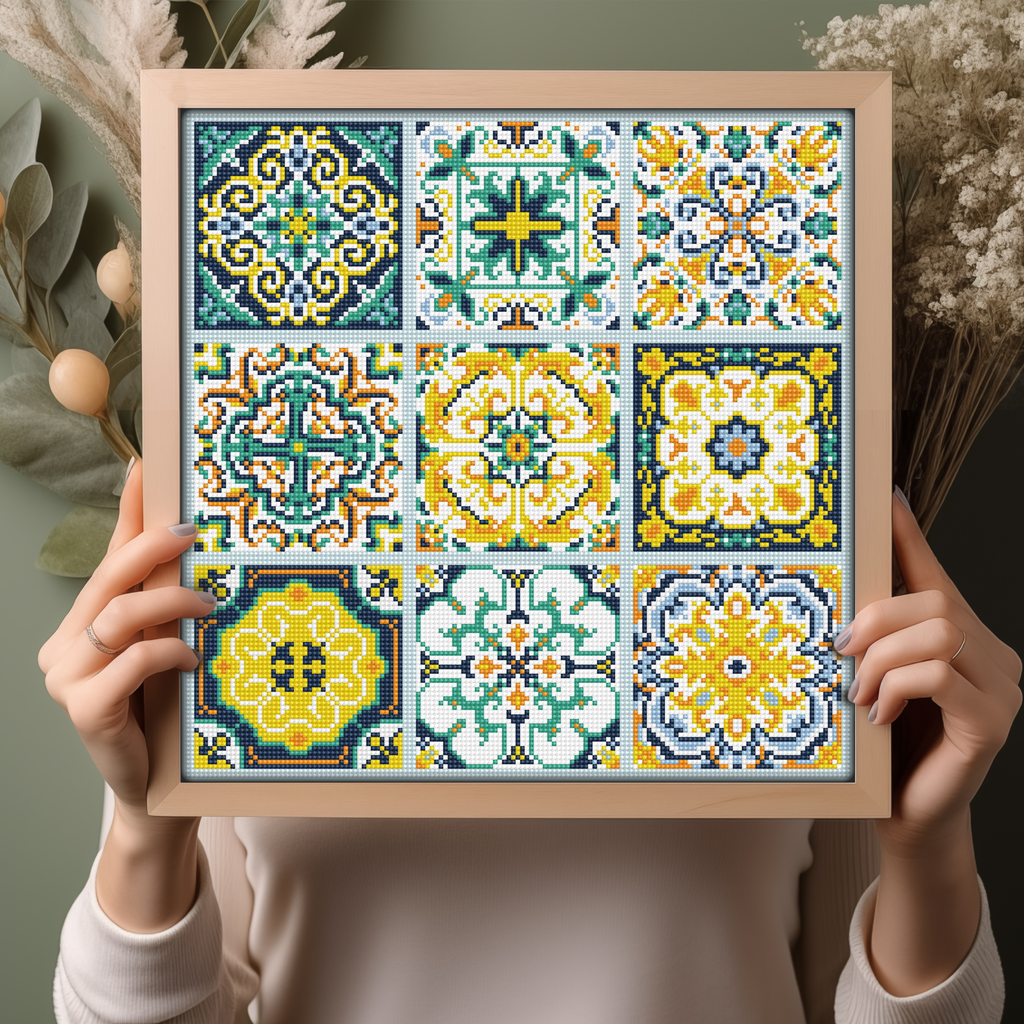 Diamond Dotz Mesmerising Tile - 16.5" x 16.5"